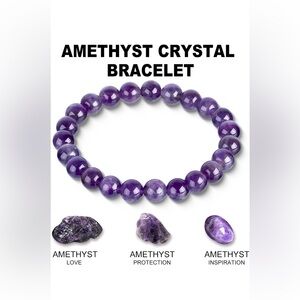 Amethyst Crystal Bracelet
